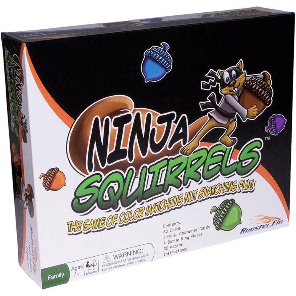 Ninja Squirrels Color Matching Nut Game NEW